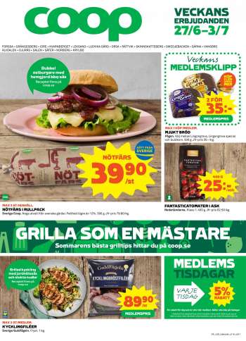 Coop reklamblad - 27/6 2022 - 3/7 2022.