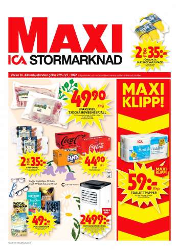 ICA reklamblad - 27/6 2022 - 3/7 2022.