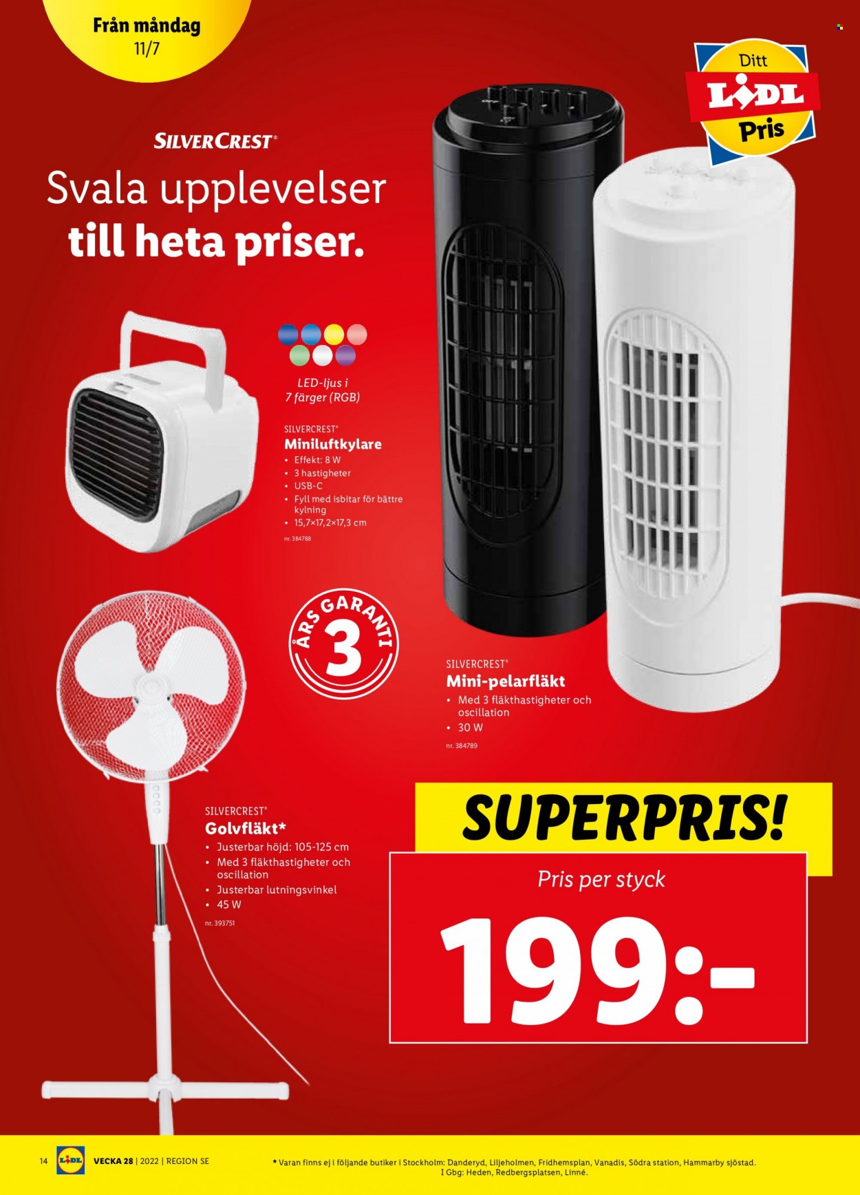 Lidl reklamblad - 11/7 2022 - 17/7 2022. Sida 16
