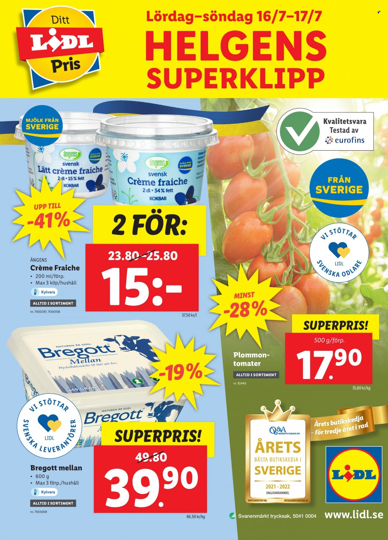 Lidl reklamblad - 11/7 2022 - 17/7 2022. Sida 34
