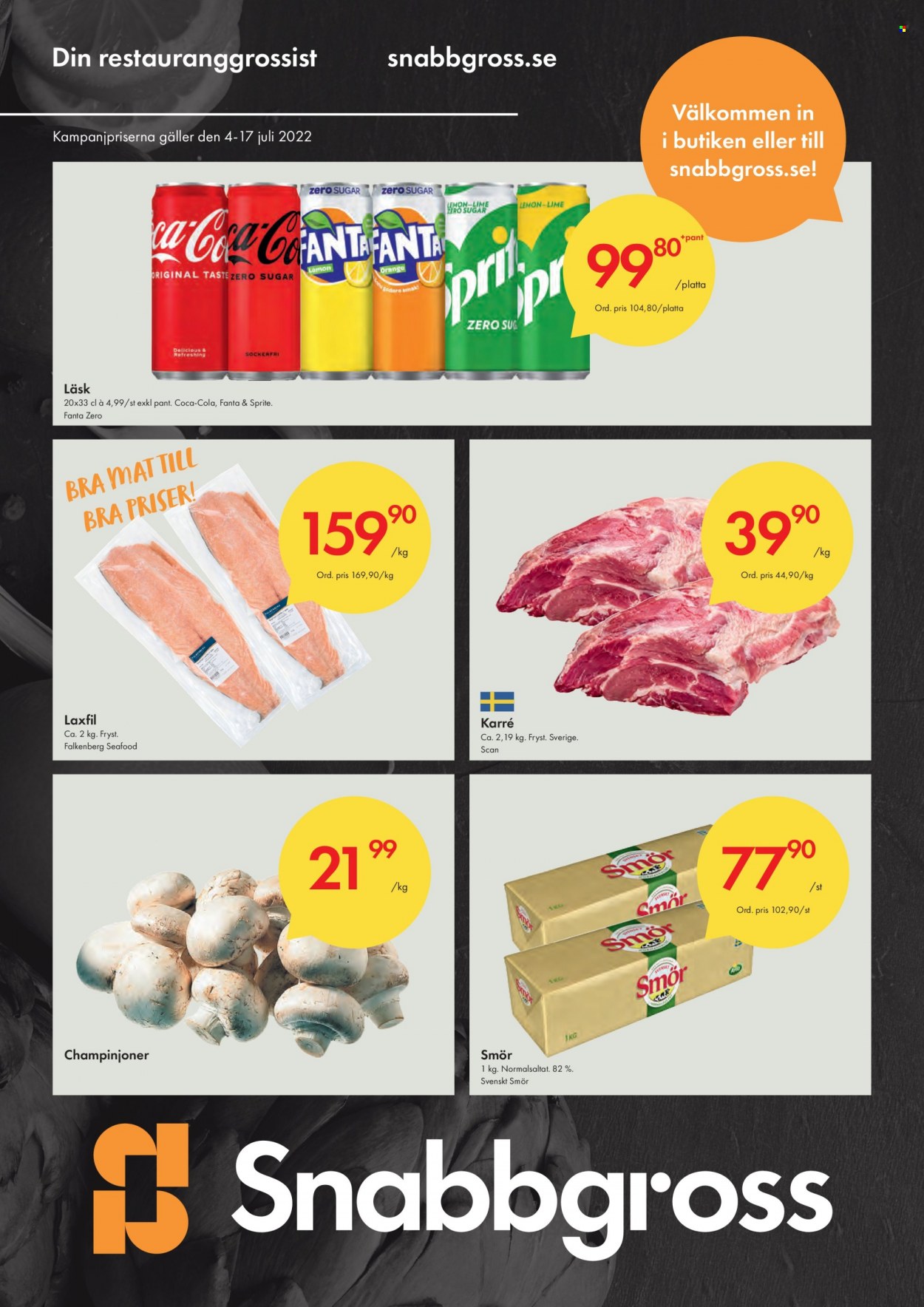 Snabbgross reklamblad - 4/7 2022 - 17/7 2022. Sida 1