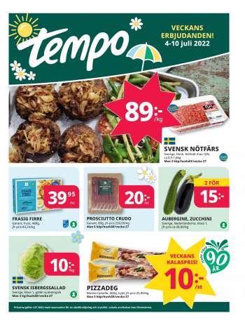 Tempo reklamblad - 4/7 2022 - 10/7 2022.