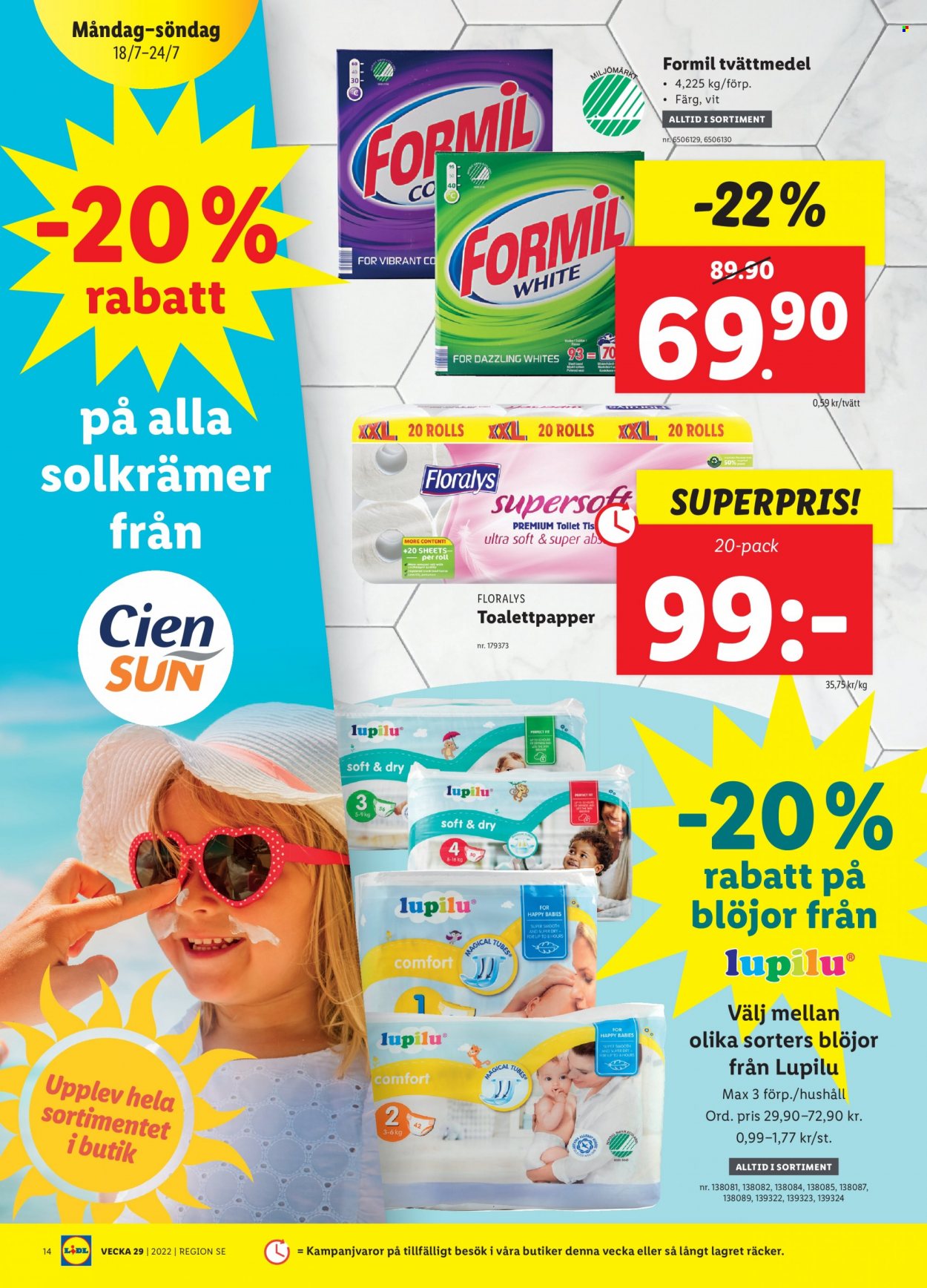 Lidl reklamblad - 18/7 2022 - 24/7 2022. Sida 16