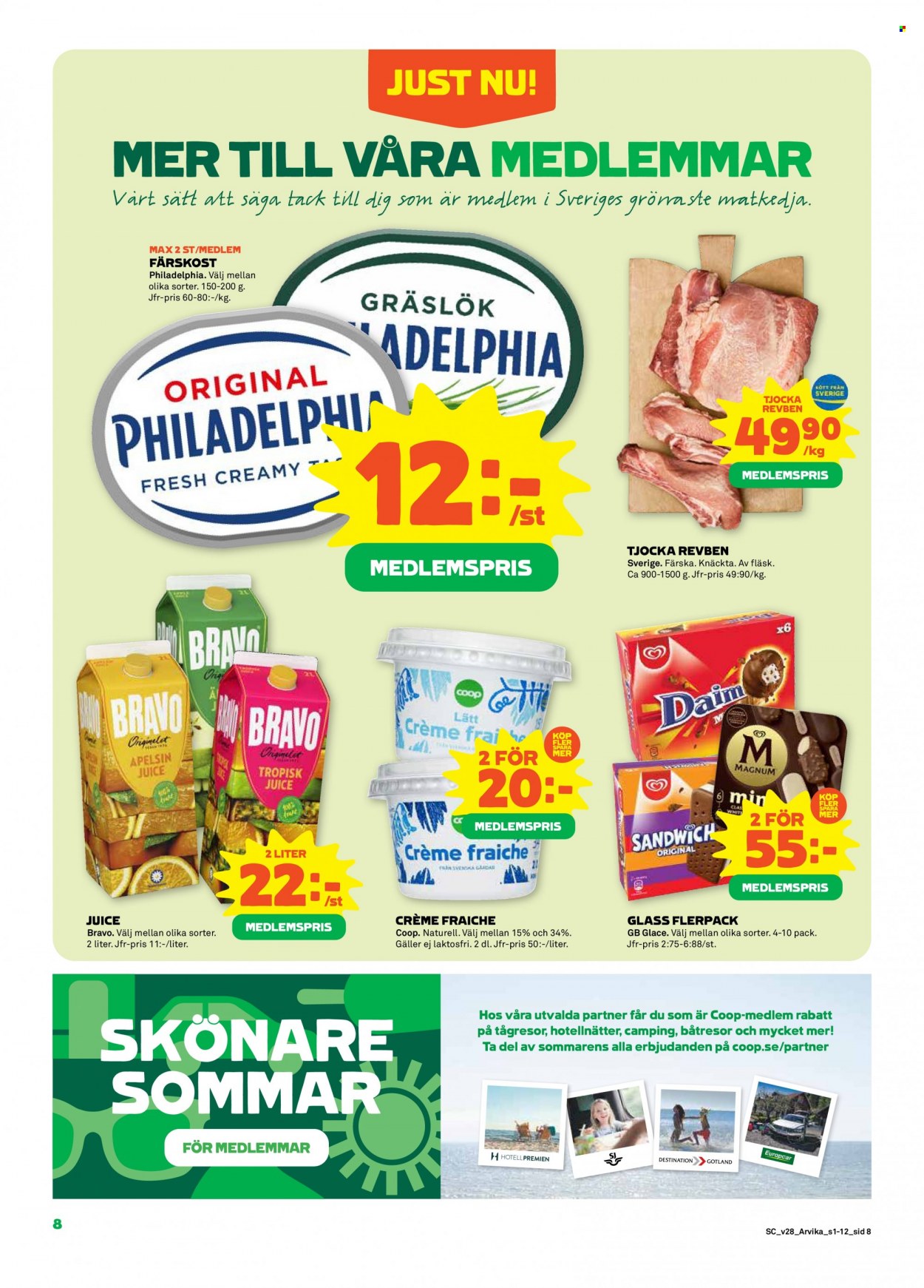 Coop reklamblad - 11/7 2022 - 17/7 2022. Sida 8
