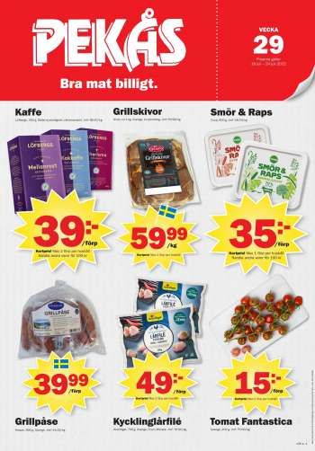 Pekås reklamblad - 18/7 2022 - 24/7 2022.