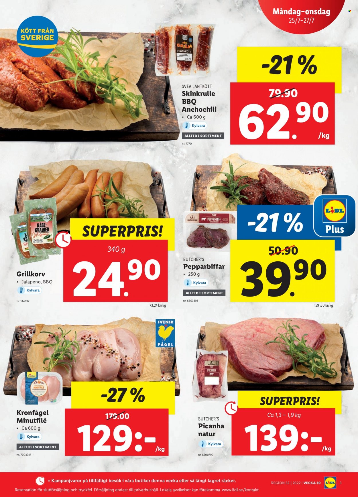 Lidl reklamblad - 25/7 2022 - 31/7 2022. Sida 3