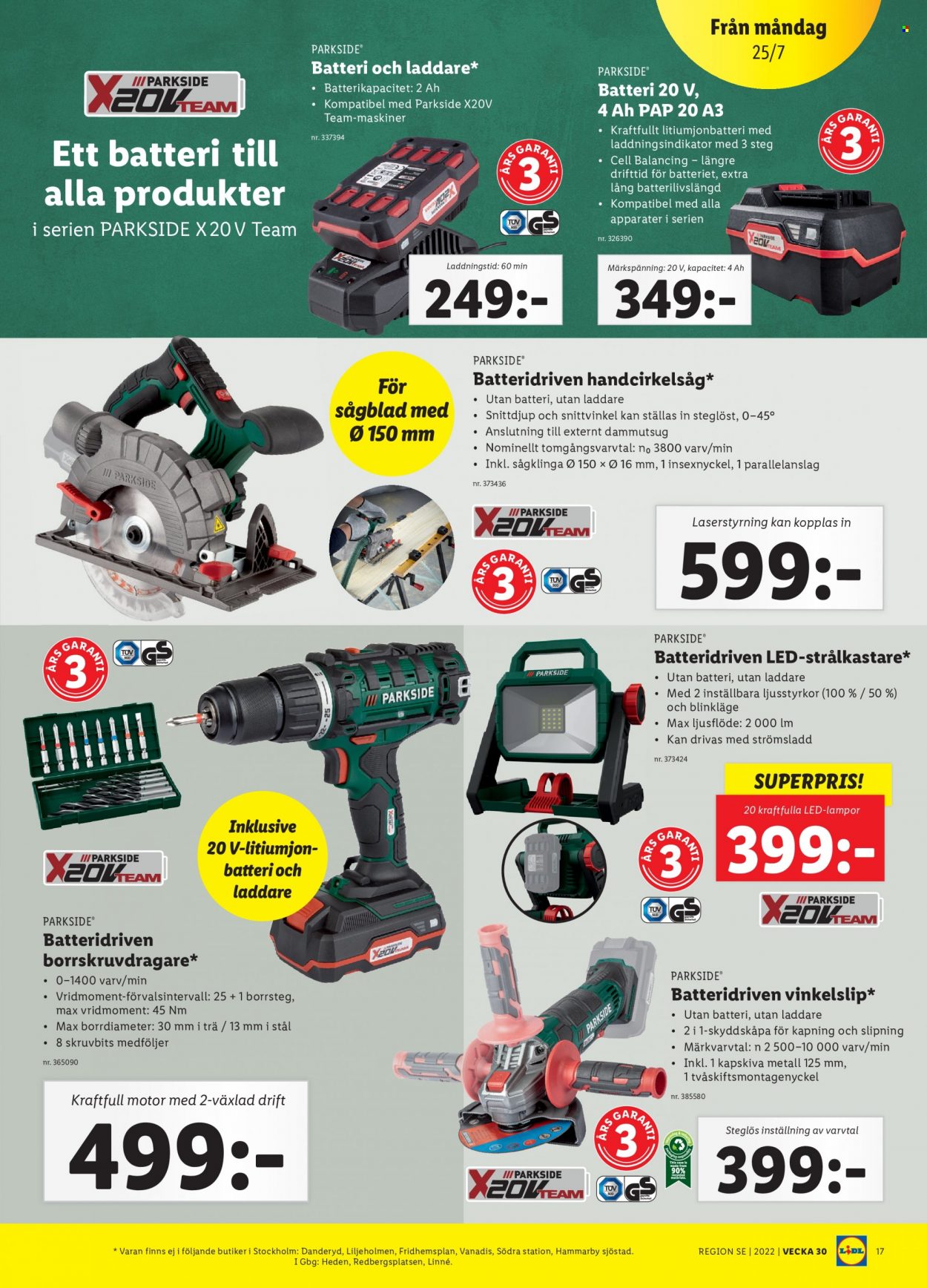 Lidl reklamblad - 25/7 2022 - 31/7 2022. Sida 21
