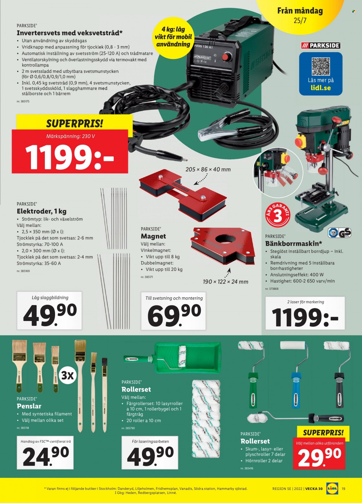 Lidl reklamblad - 25/7 2022 - 31/7 2022. Sida 23
