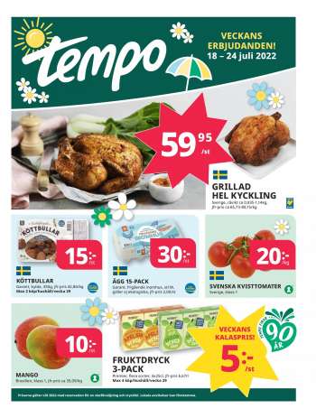 Tempo reklamblad - 18/7 2022 - 24/7 2022.