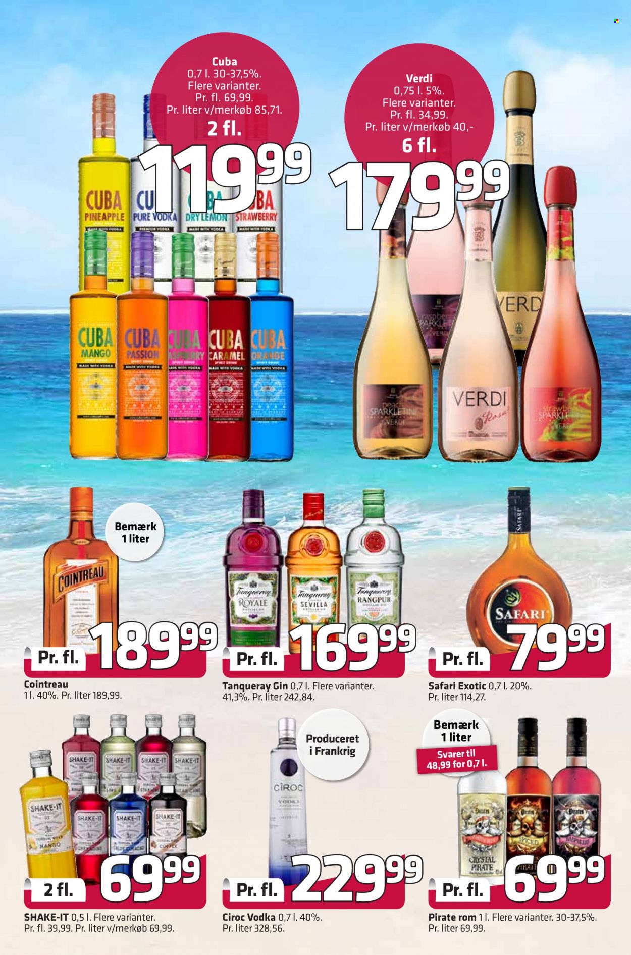 thumbnail - Fleggaard reklamblad - 20/7 2022 - 9/8 2022 - varor från reklamblad - cointreau, Vodka, gin, Cuba. Sida 39.