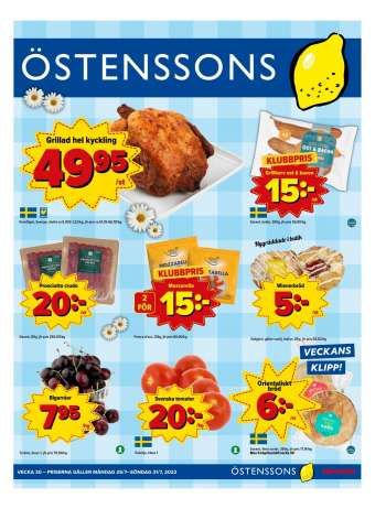 Östenssons reklamblad - 25/7 2022 - 31/7 2022.