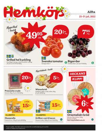 Hemköp reklamblad - 25/7 2022 - 31/7 2022.