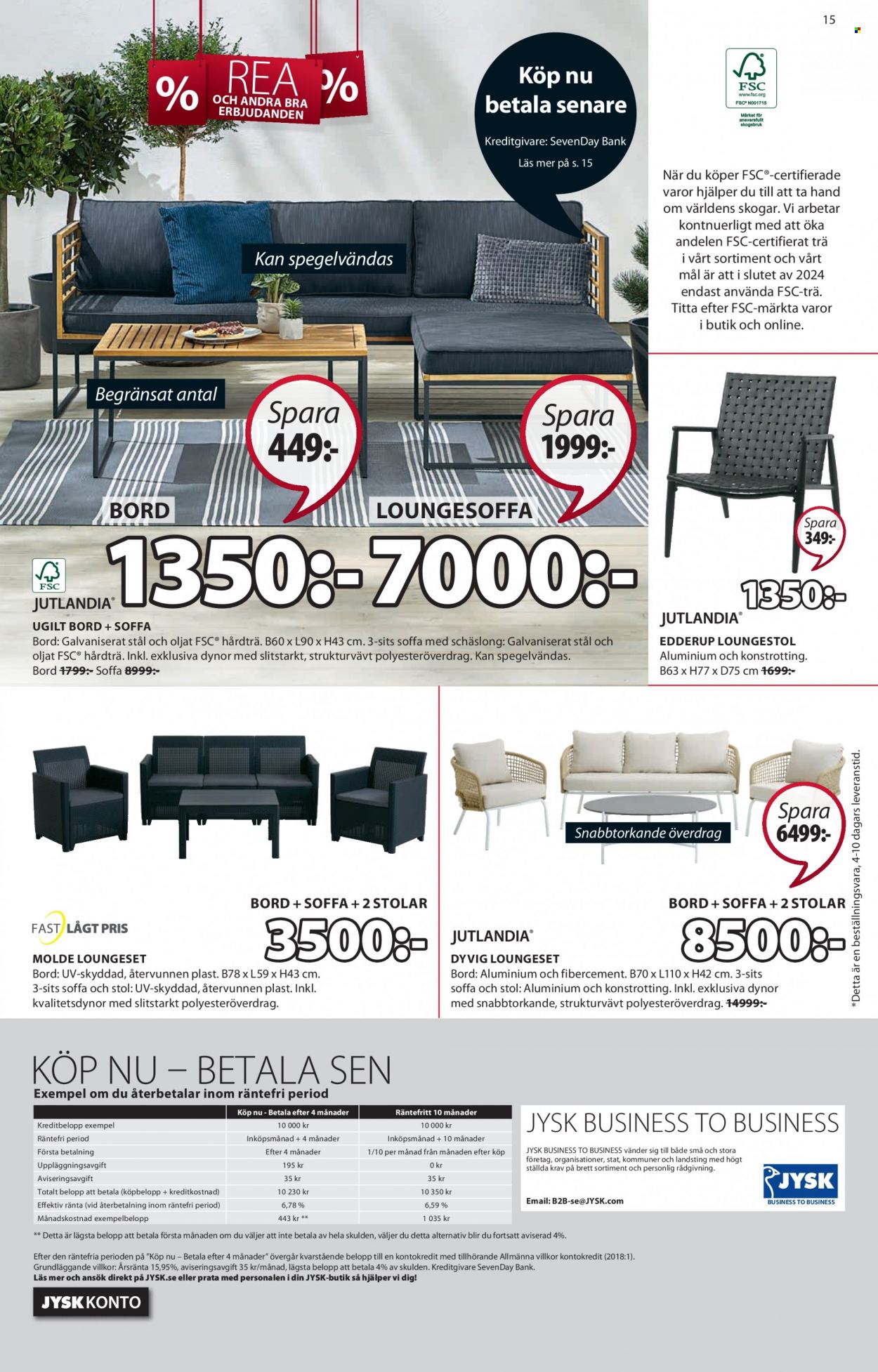 JYSK reklamblad - 25/7 2022 - 31/7 2022. Sida 15