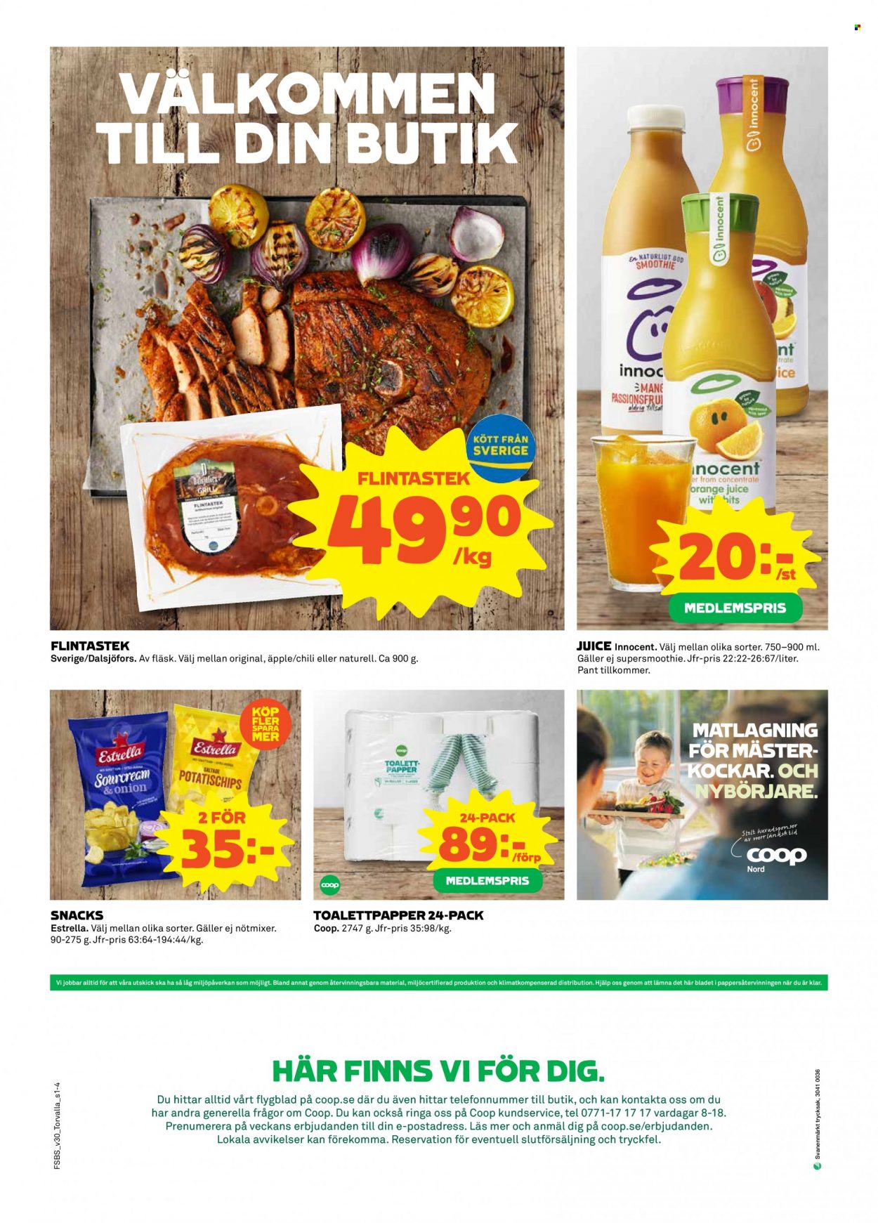 Coop reklamblad - 25/7 2022 - 31/7 2022. Sida 4