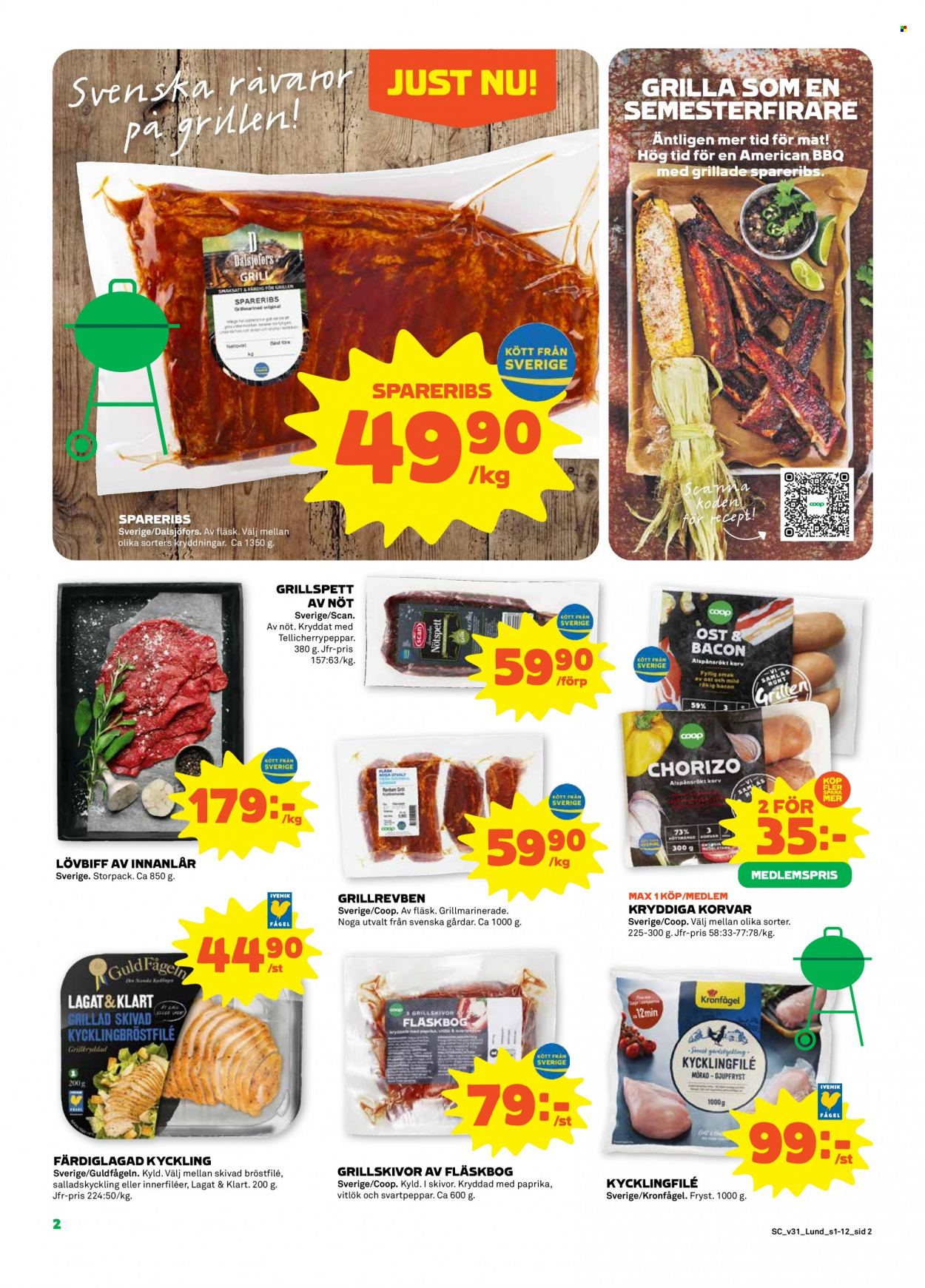 Stora Coop reklamblad - 1/8 2022 - 7/8 2022. Sida 2