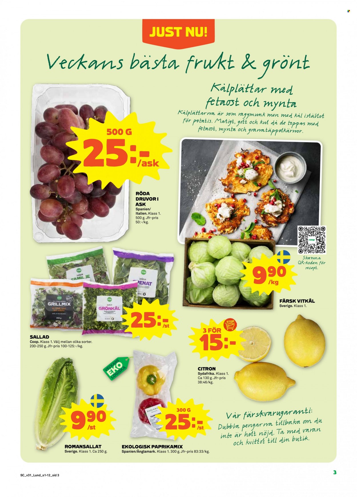 Stora Coop reklamblad - 1/8 2022 - 7/8 2022. Sida 3