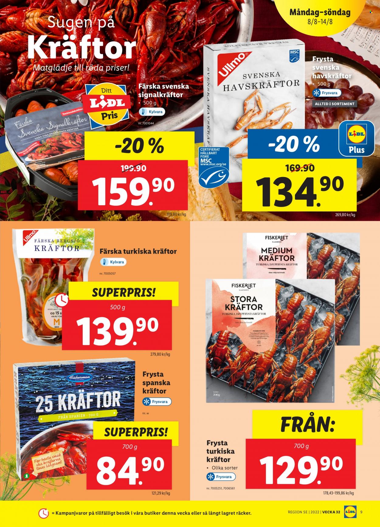 Lidl reklamblad - 8/8 2022 - 14/8 2022. Sida 9