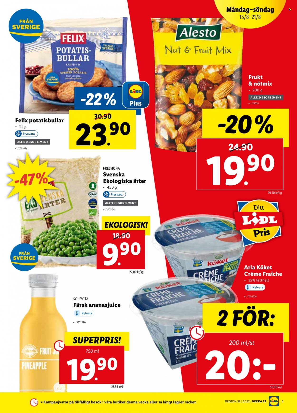 Lidl reklamblad - 15/8 2022 - 21/8 2022. Sida 5