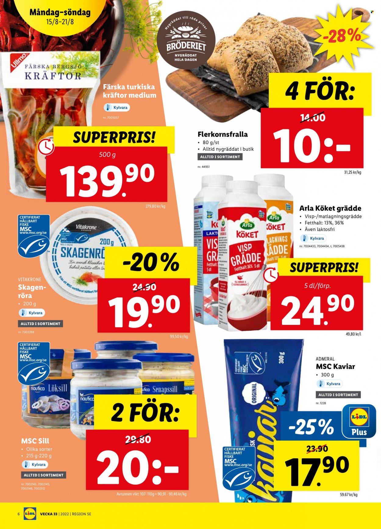Lidl reklamblad - 15/8 2022 - 21/8 2022. Sida 6