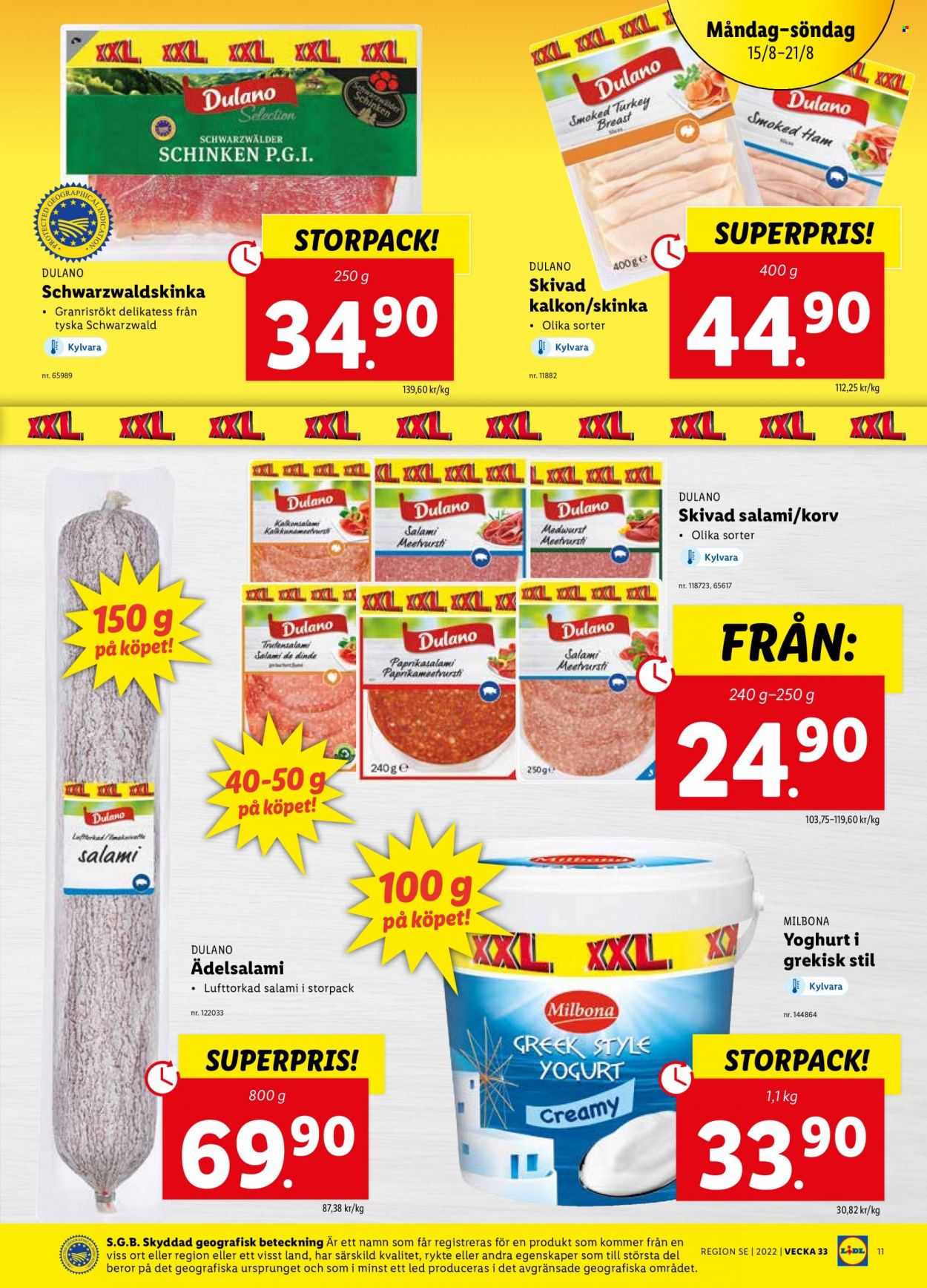 Lidl reklamblad - 15/8 2022 - 21/8 2022. Sida 11