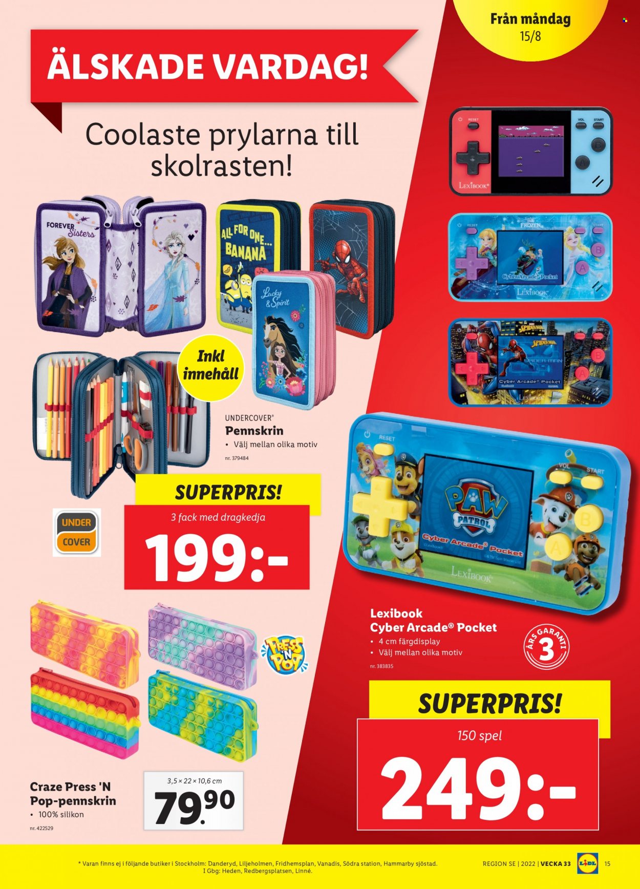 Lidl reklamblad - 15/8 2022 - 21/8 2022. Sida 15