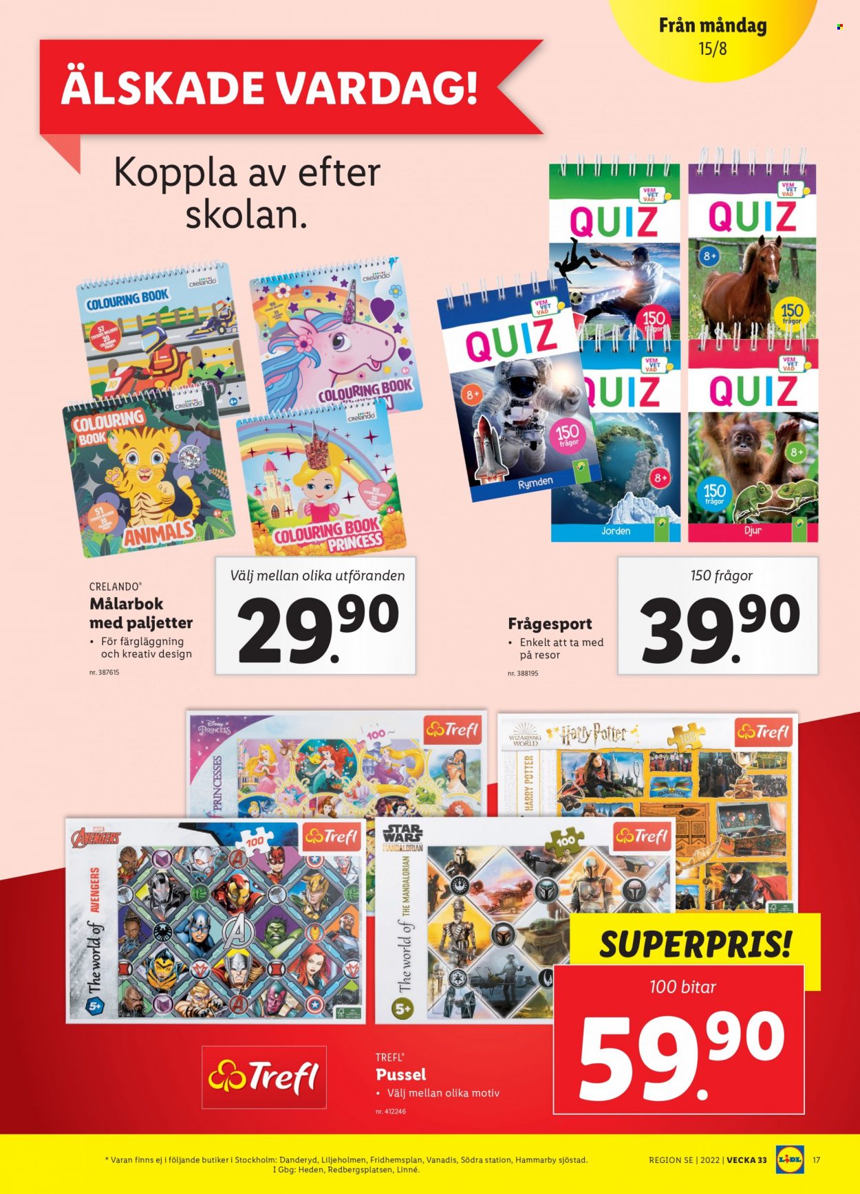 Lidl reklamblad - 15/8 2022 - 21/8 2022. Sida 17