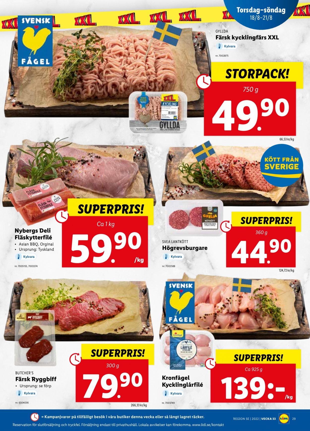 Lidl reklamblad - 15/8 2022 - 21/8 2022. Sida 29