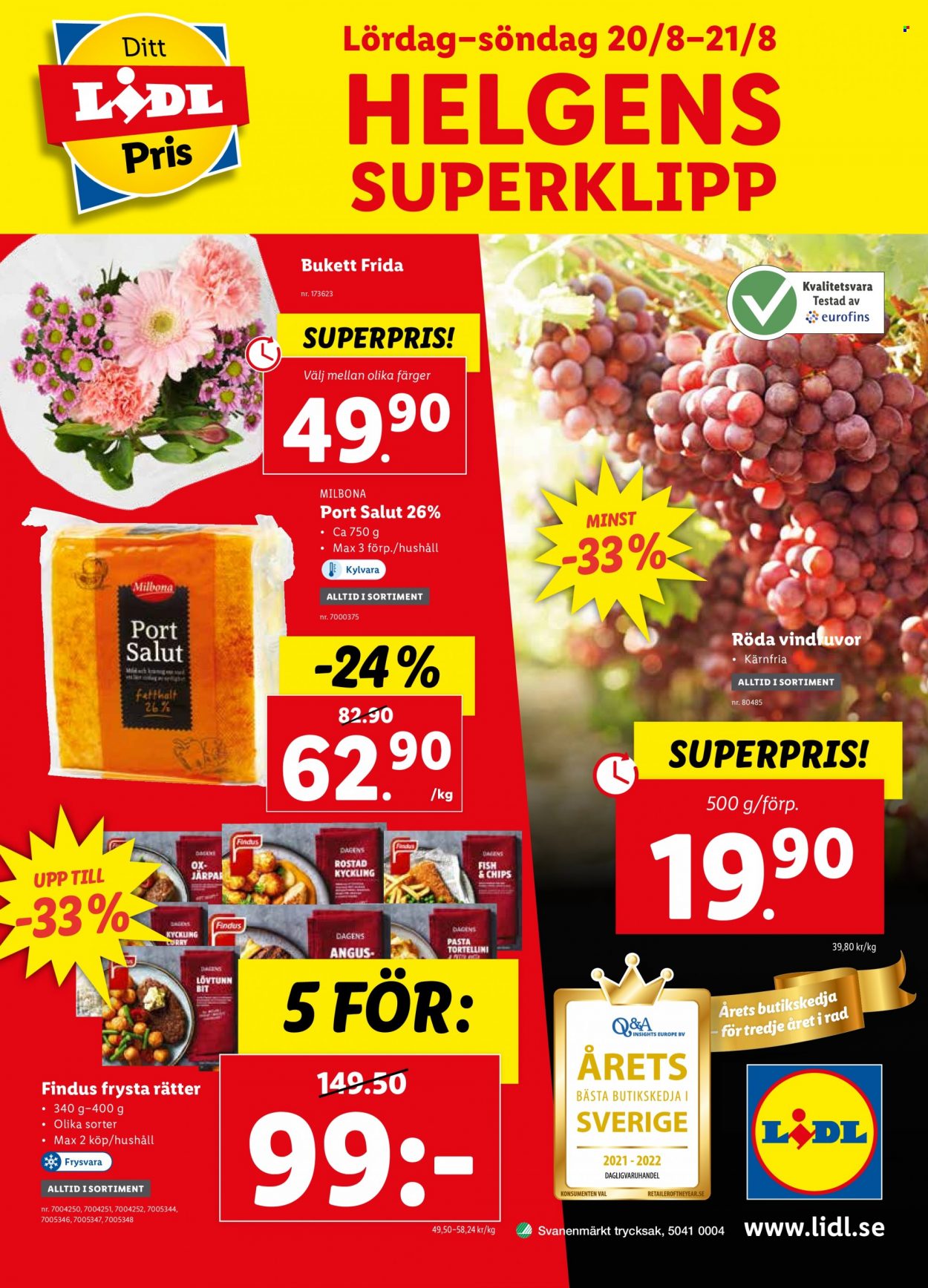 Lidl reklamblad - 15/8 2022 - 21/8 2022. Sida 32