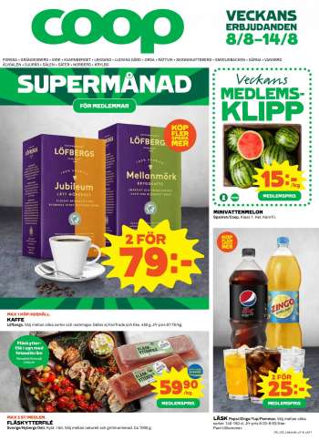 Coop reklamblad - 8/8 2022 - 14/8 2022.