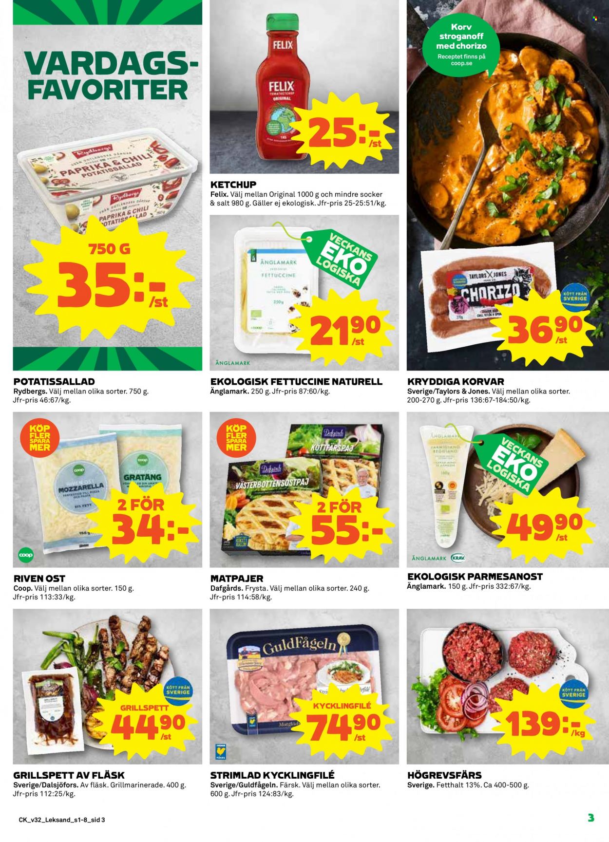 Coop reklamblad - 8/8 2022 - 14/8 2022. Sida 3