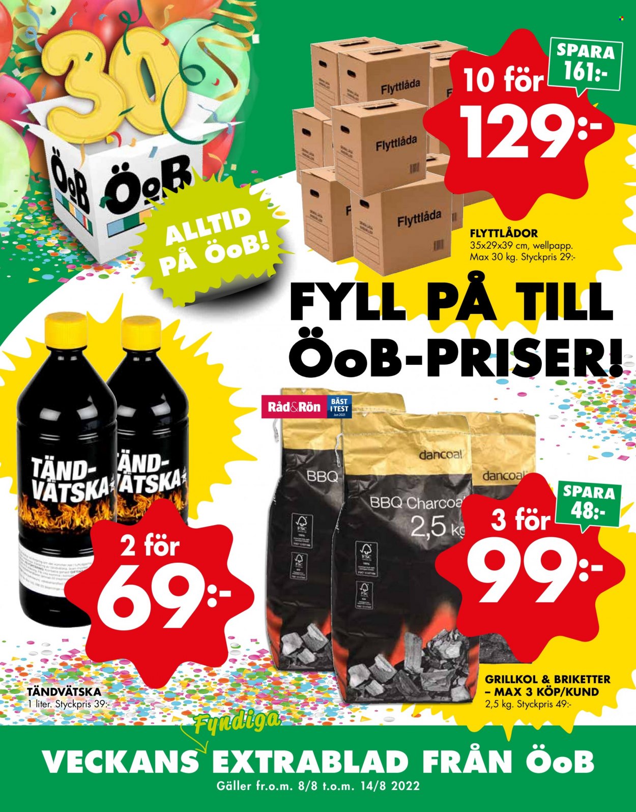 ÖoB reklamblad - 8/8 2022 - 14/8 2022. Sida 1