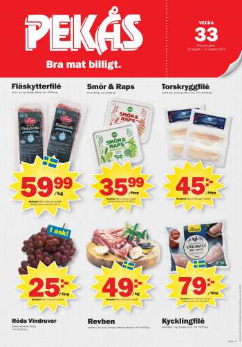 Pekås reklamblad - 15/8 2022 - 21/8 2022.