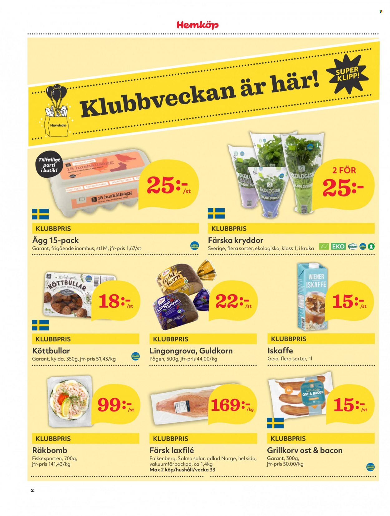 Hemköp reklamblad - 15/8 2022 - 21/8 2022. Sida 2