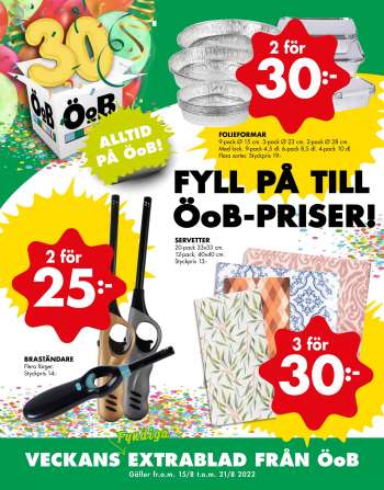 ÖoB reklamblad - 15/8 2022 - 21/8 2022.