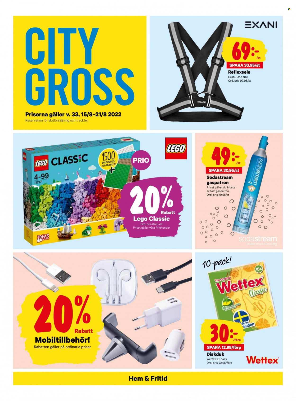 City Gross reklamblad - 15/8 2022 - 21/8 2022. Sida 16