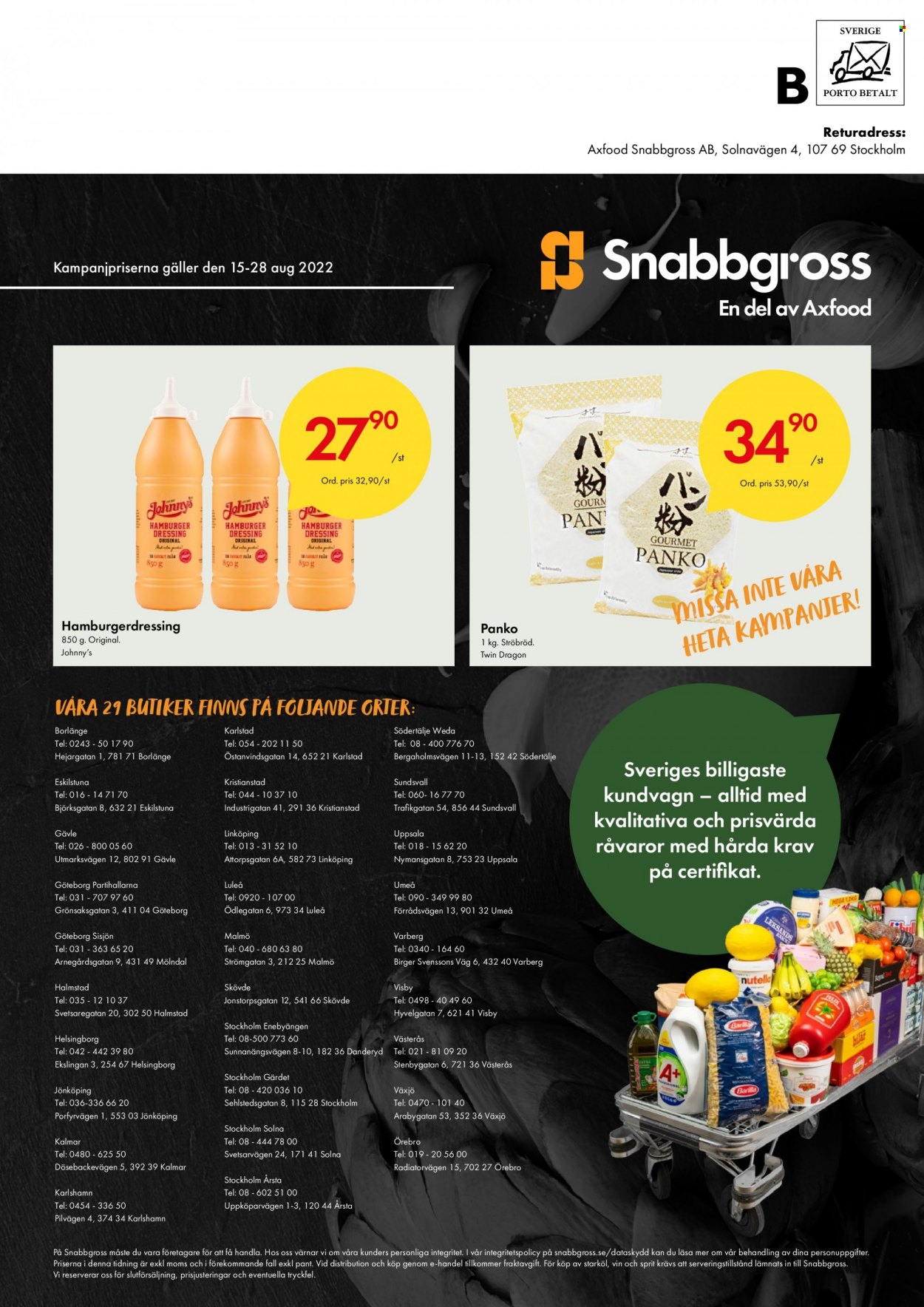 Snabbgross reklamblad - 15/8 2022 - 28/8 2022. Sida 12