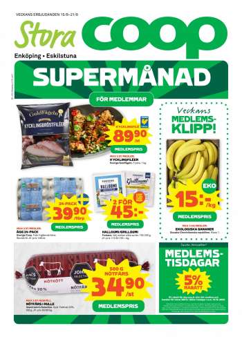 Stora Coop reklamblad - 15/8 2022 - 21/8 2022.