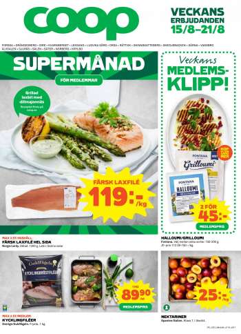 Coop reklamblad - 15/8 2022 - 21/8 2022.