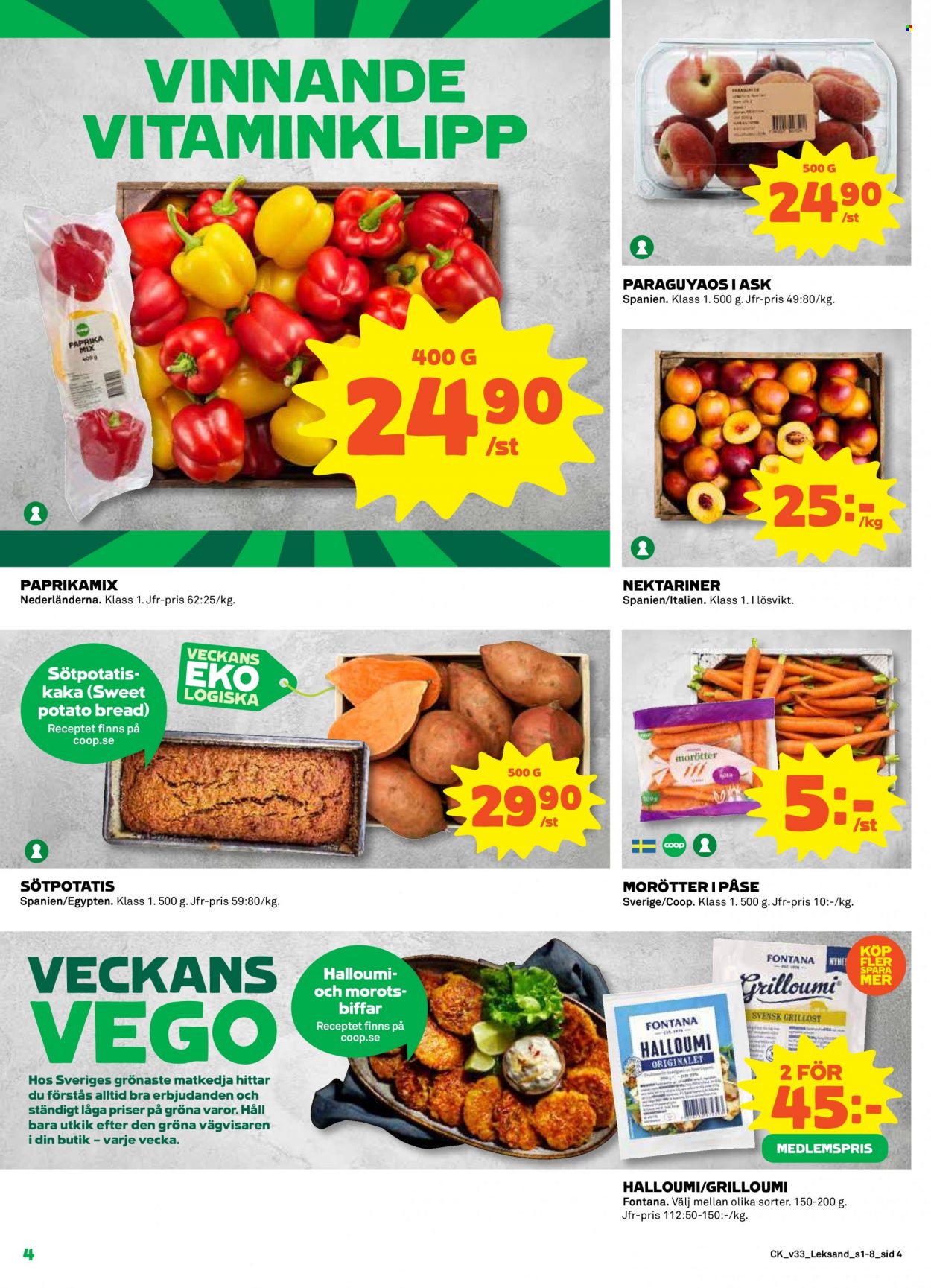 Coop reklamblad - 15/8 2022 - 21/8 2022. Sida 4