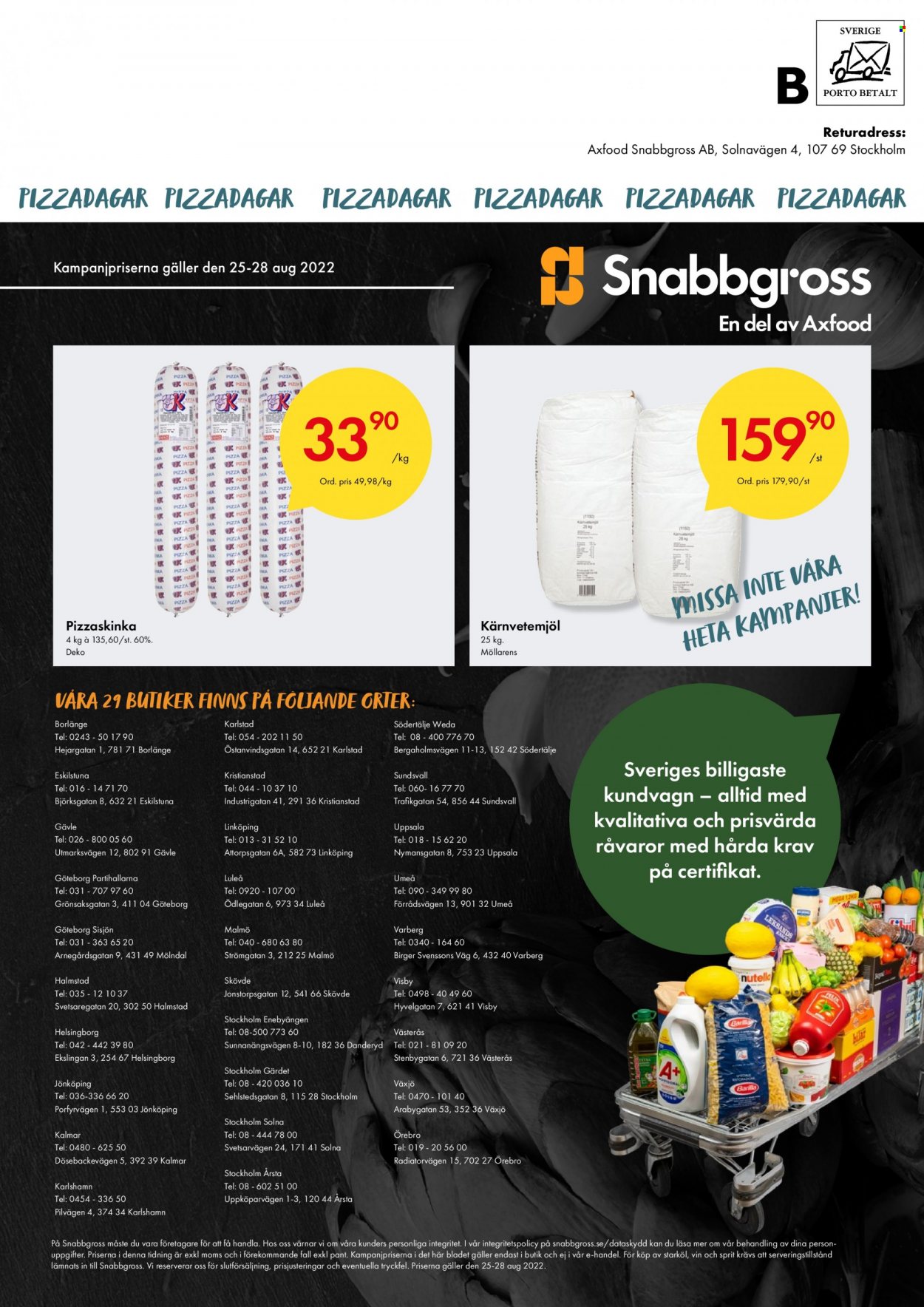 Snabbgross reklamblad - 25/8 2022 - 28/8 2022. Sida 12