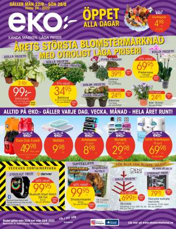 EKO reklamblad - 22/8 2022 - 28/8 2022.