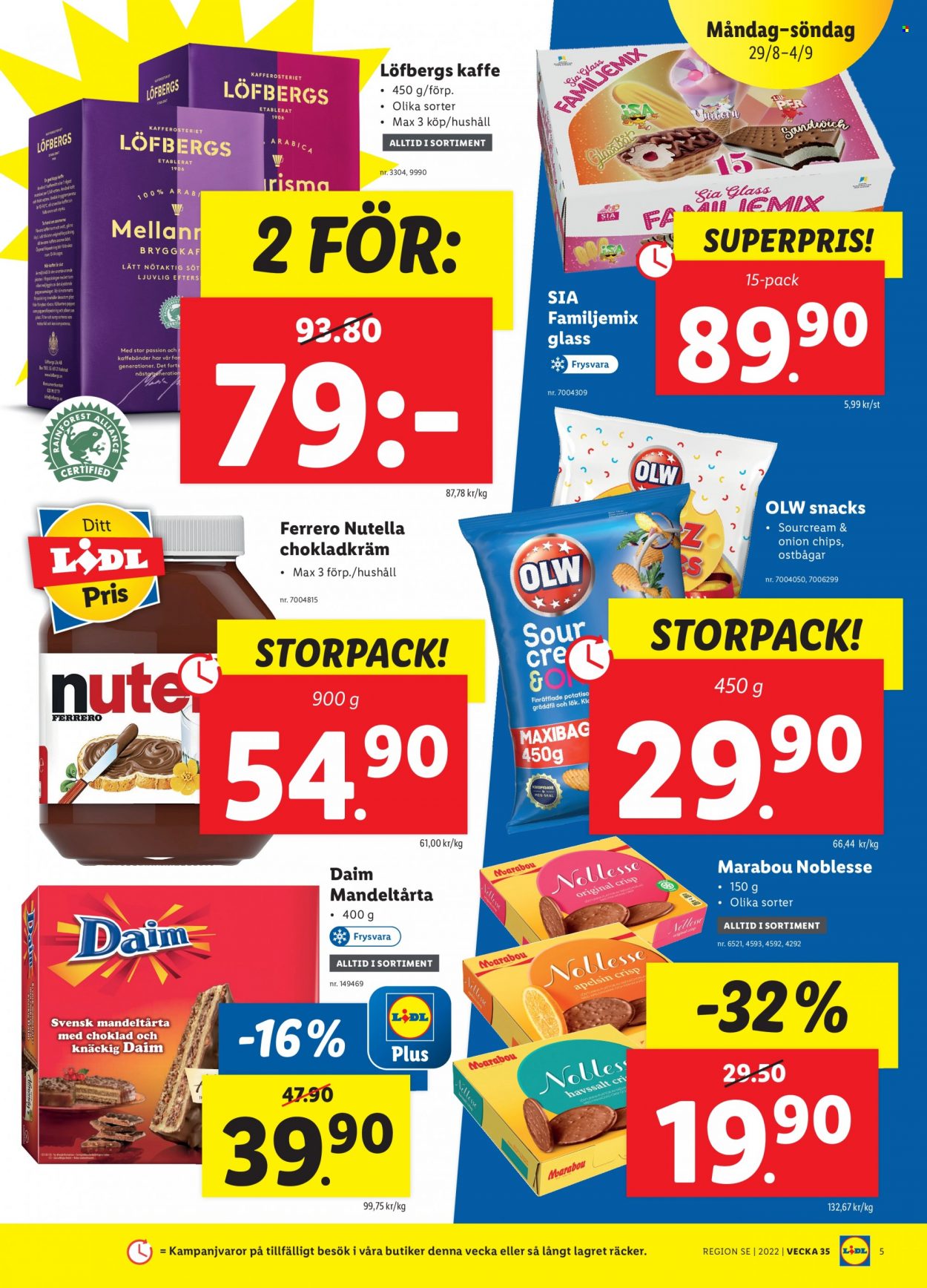 Lidl reklamblad - 29/8 2022 - 4/9 2022. Sida 5
