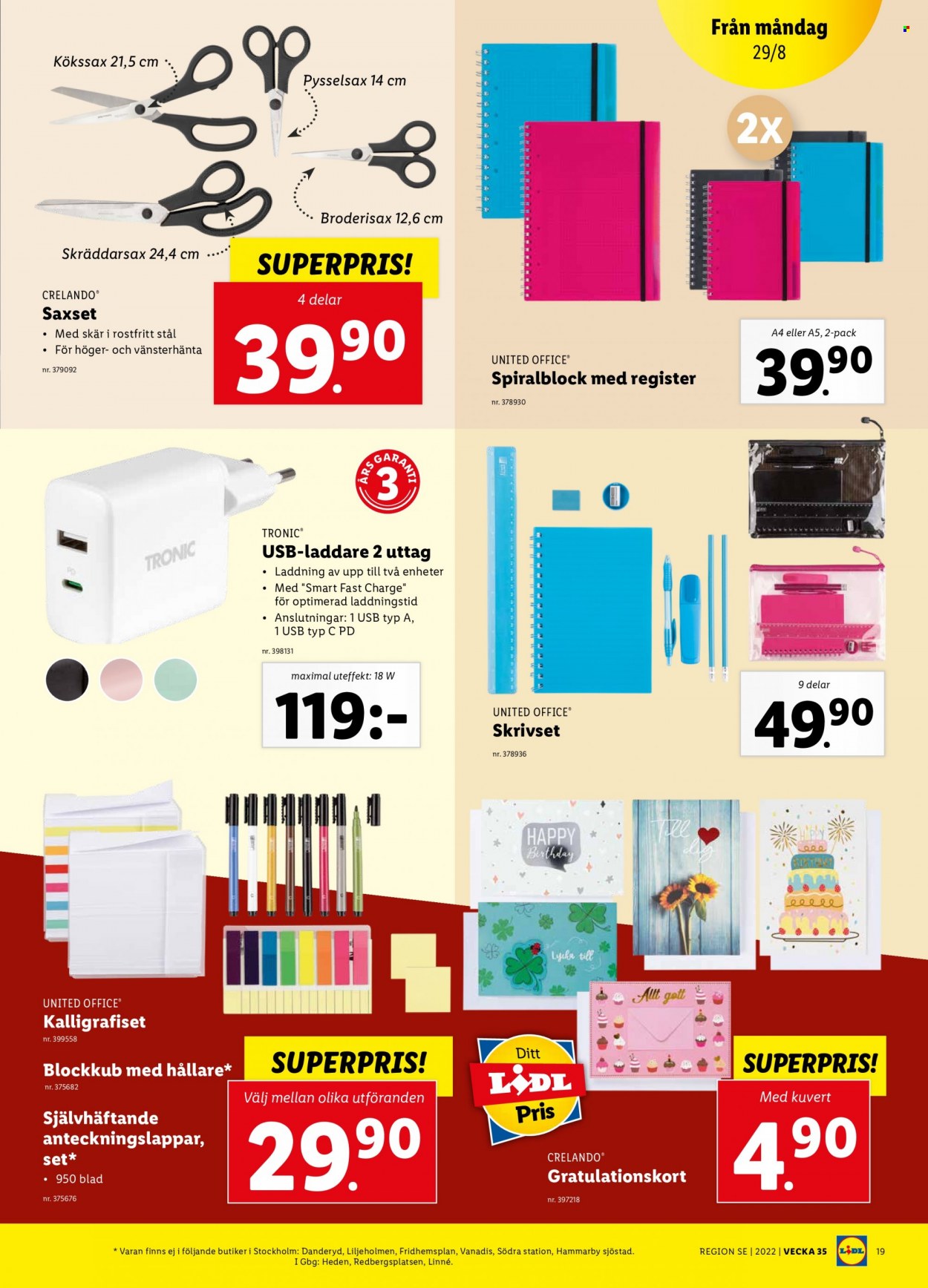 Lidl reklamblad - 29/8 2022 - 4/9 2022. Sida 21