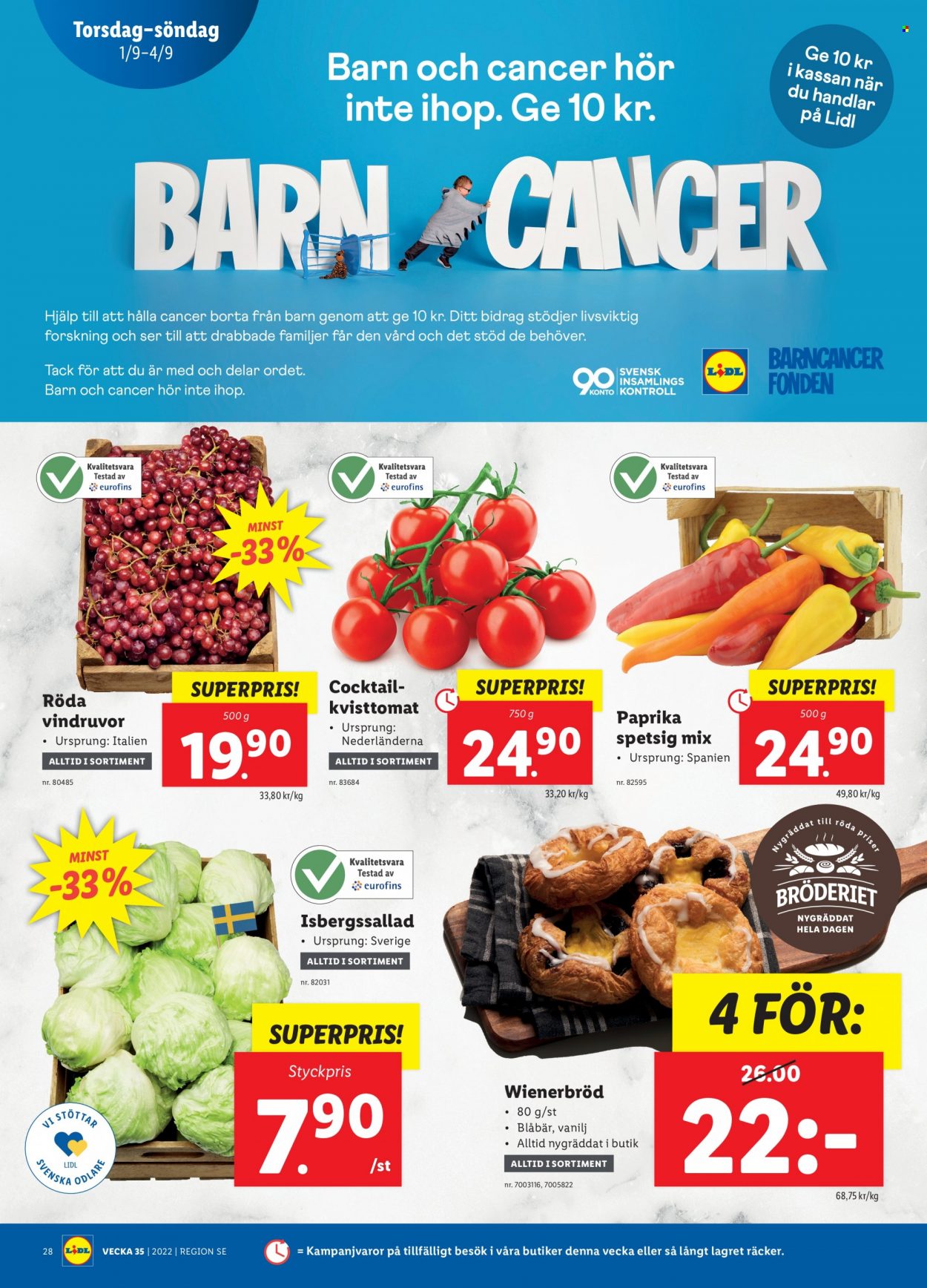 Lidl reklamblad - 29/8 2022 - 4/9 2022. Sida 30