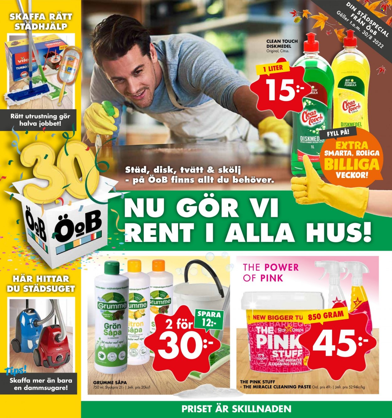 ÖoB reklamblad - 22/8 2022 - 30/8 2022. Sida 1