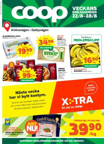 Coop reklamblad - 22/8 2022 - 28/8 2022.