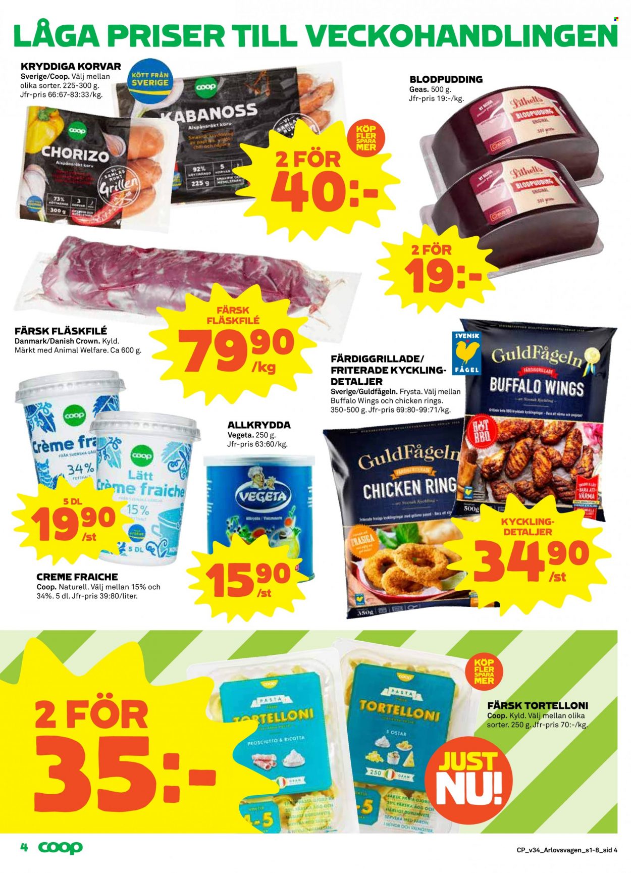 Coop reklamblad - 22/8 2022 - 28/8 2022. Sida 4