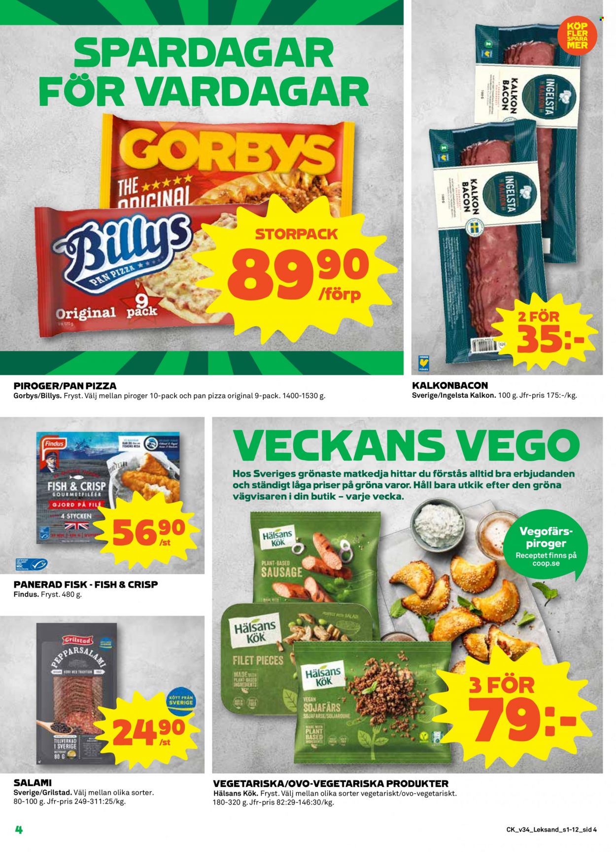 Coop reklamblad - 22/8 2022 - 28/8 2022. Sida 4