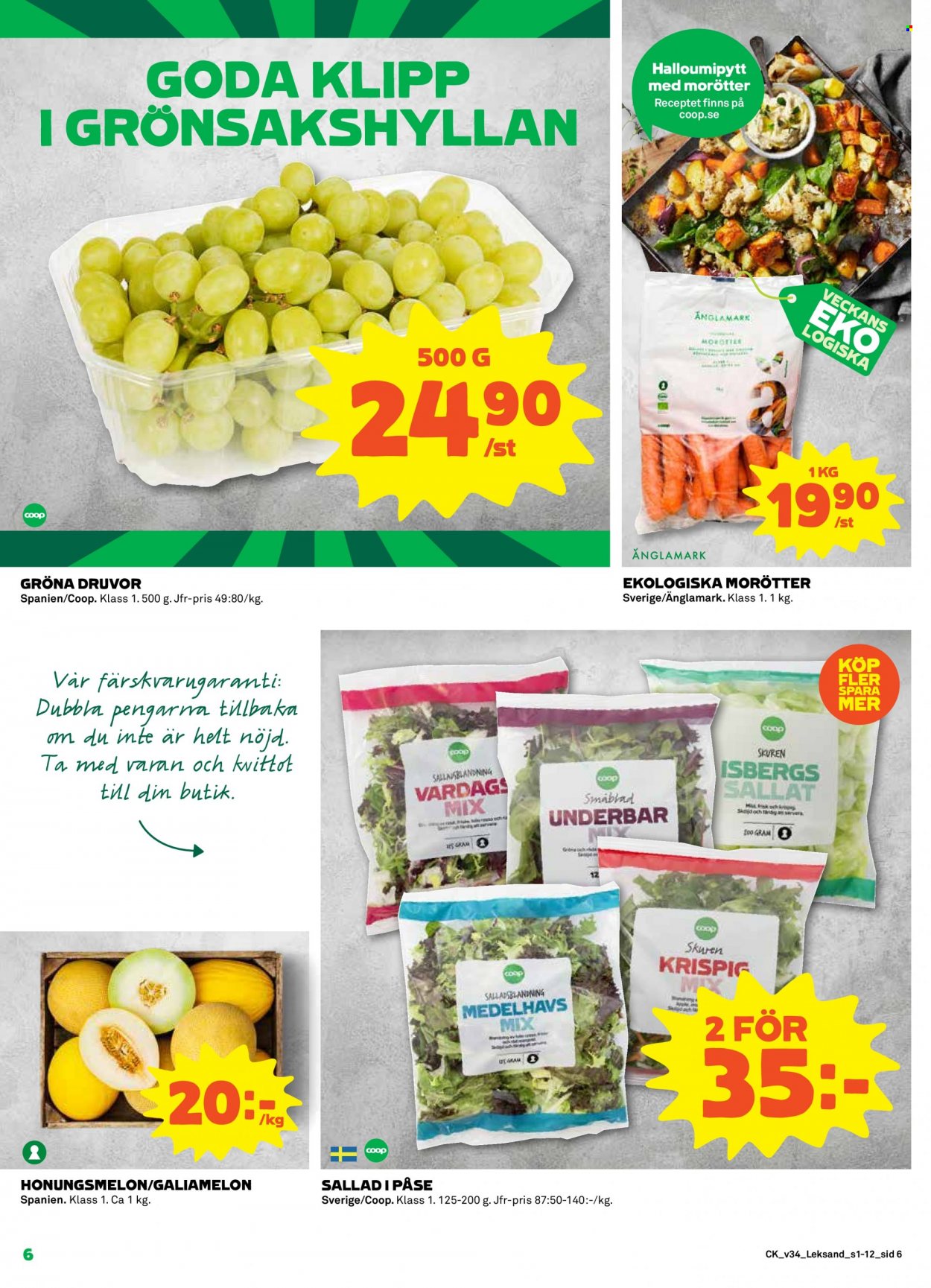 Coop reklamblad - 22/8 2022 - 28/8 2022. Sida 6