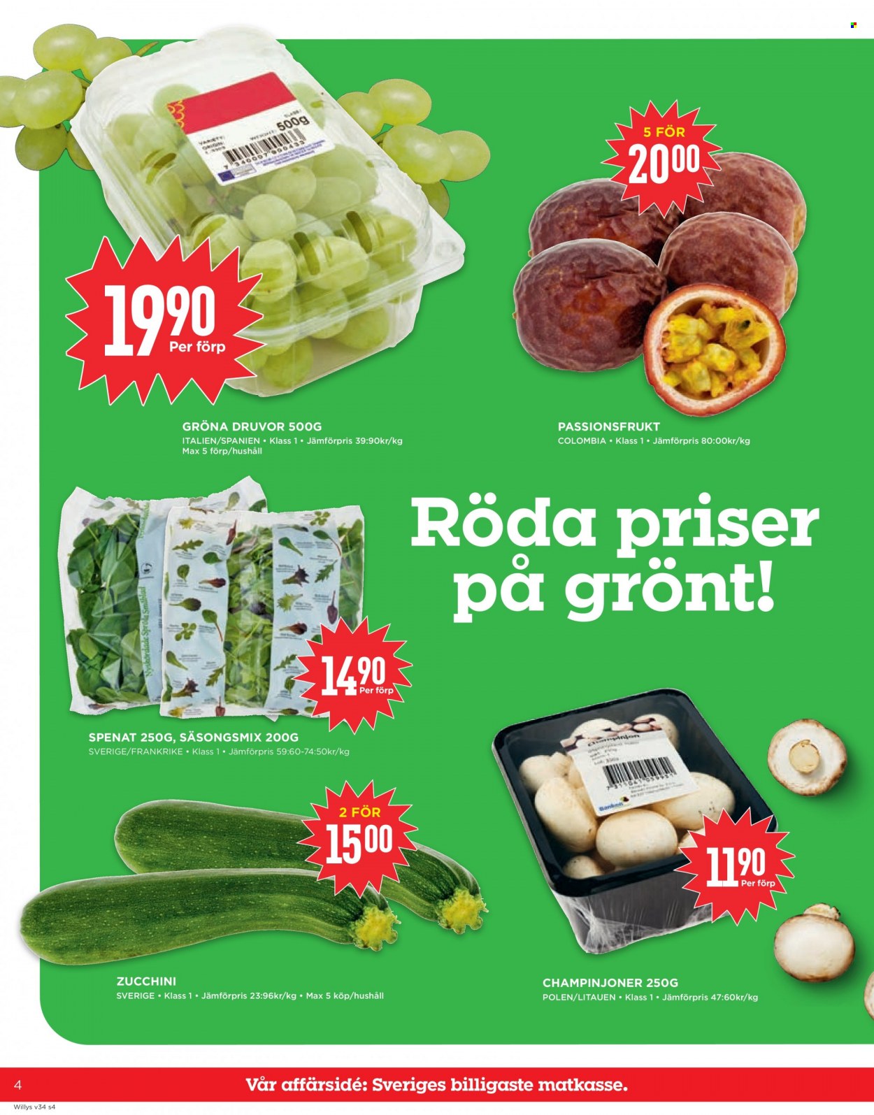 Willys reklamblad - 22/8 2022 - 28/8 2022. Sida 4